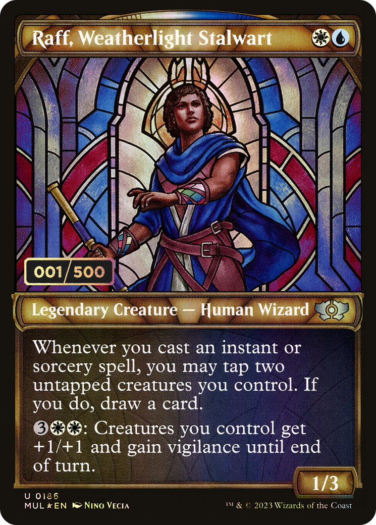 Raff, Weatherlight Stalwart - Showcase - Serialized [MUL-186z]