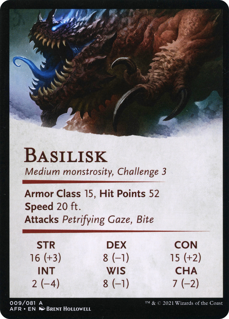 Underdark Basilisk // Basilisk [AAFR-9]