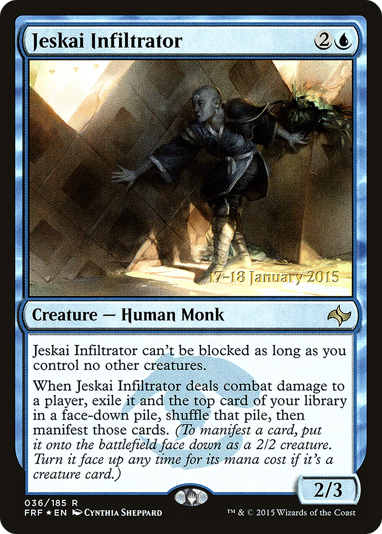 Jeskai Infiltrator - Prerelease Promo [PFRF-36s]