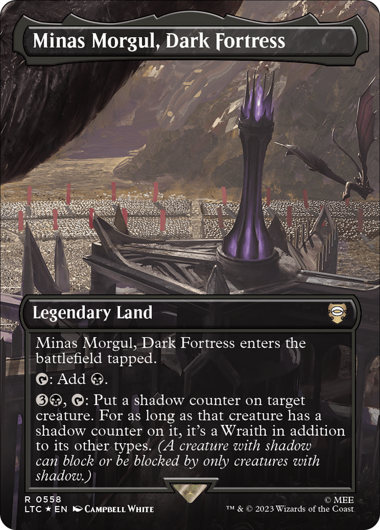 Minas Morgul, Dark Fortress - Borderless - Surge Foil [LTC-558]