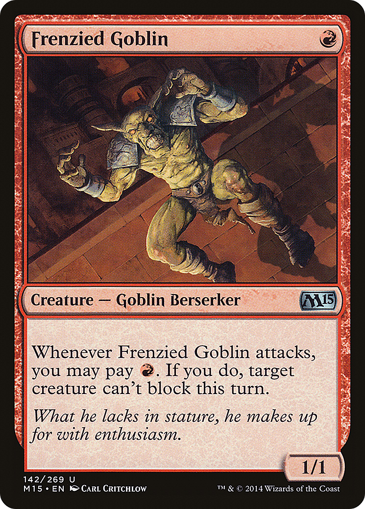 Frenzied Goblin [M15-142]