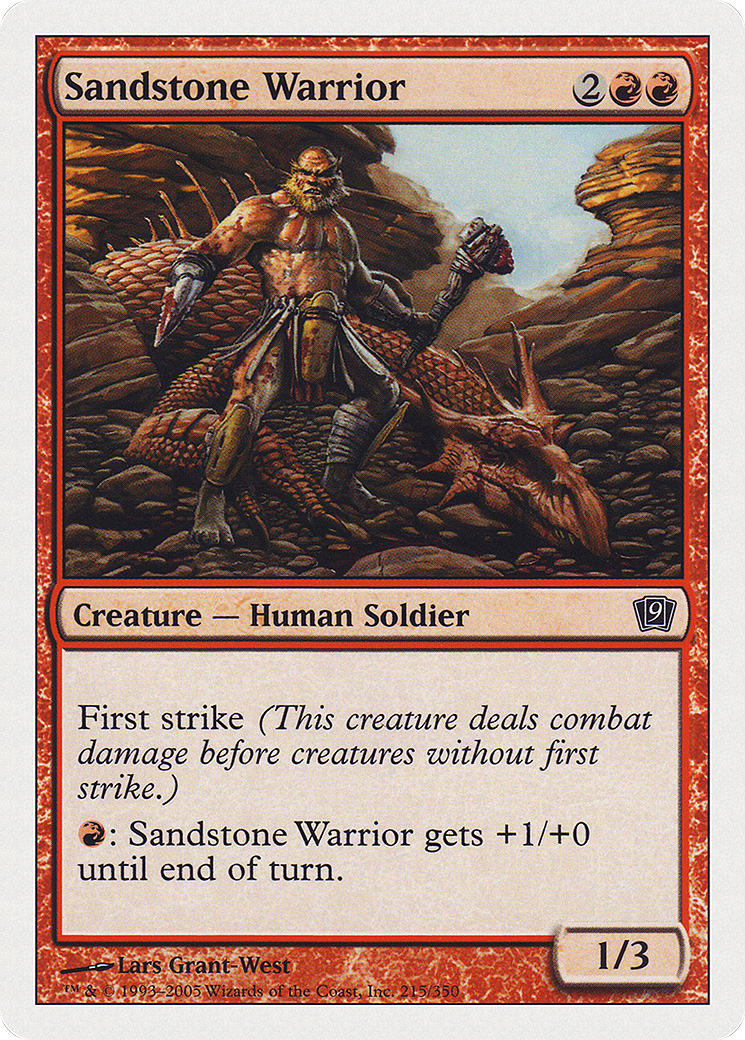 Sandstone Warrior [9ED-215]