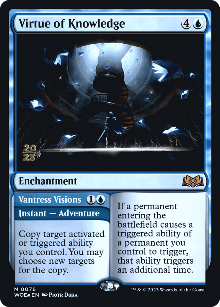 Virtue of Knowledge // Vantress Visions - Prerelease Promo [PWOE-76s]
