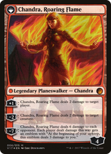 Chandra, Fire of Kaladesh // Chandra, Roaring Flame [V17-6]