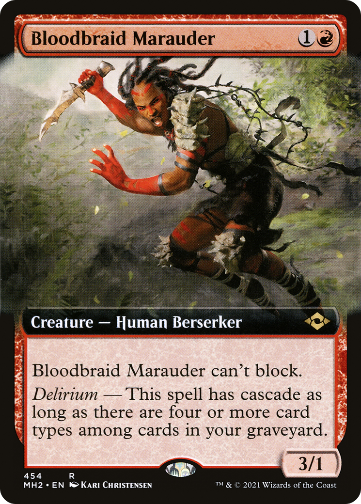 Bloodbraid Marauder - Extended Art [MH2-454]