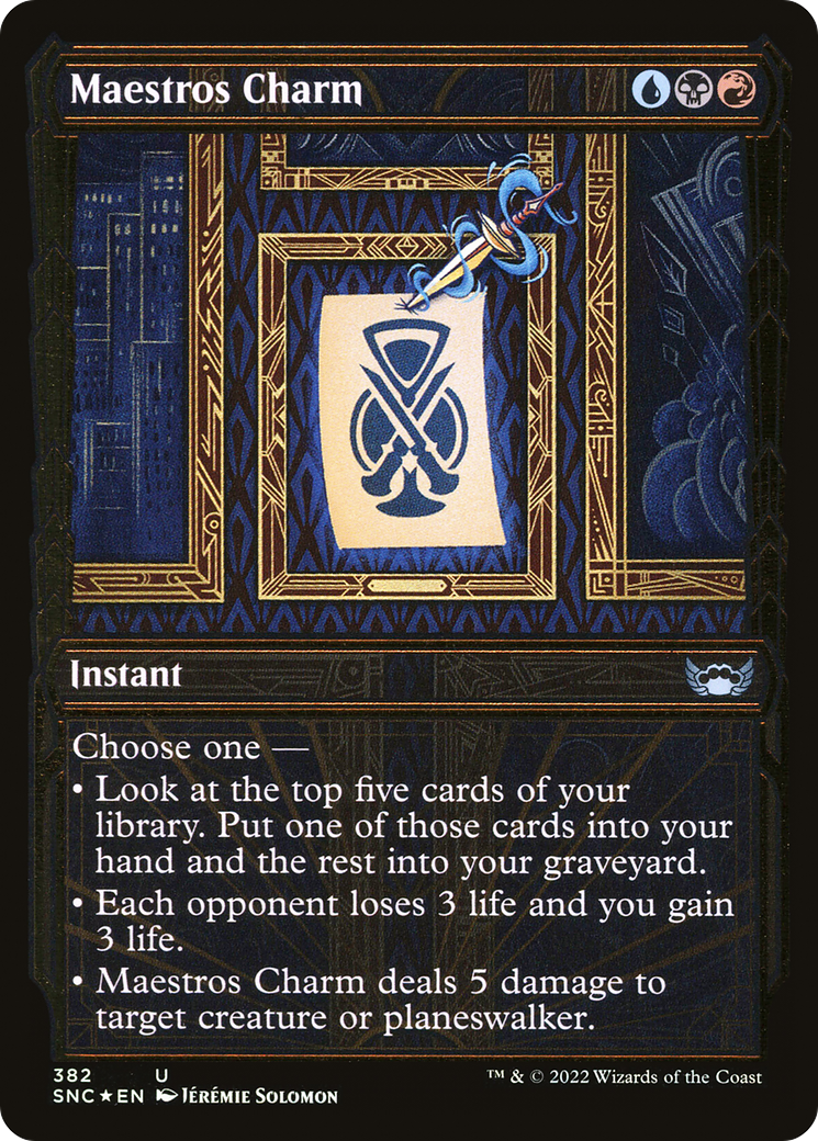 Maestros Charm - Showcase - Gilded Foil [SNC-382]