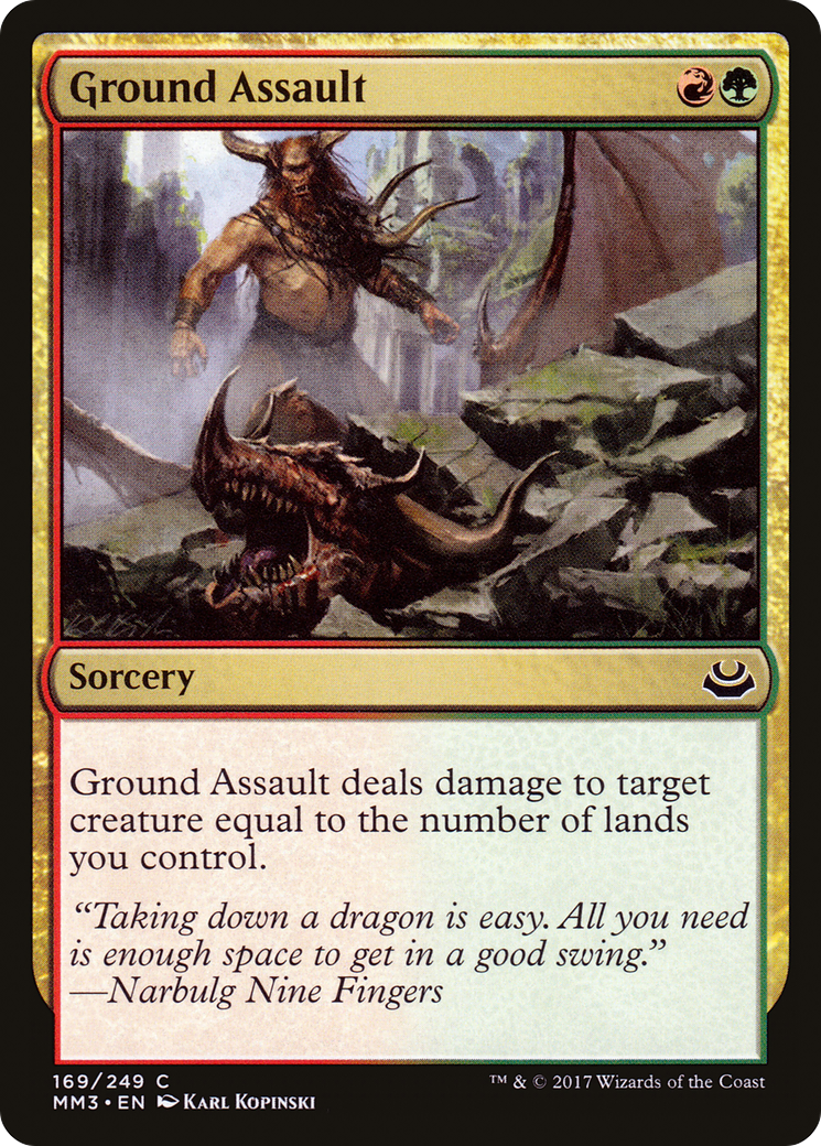 Ground Assault [MM3-169]