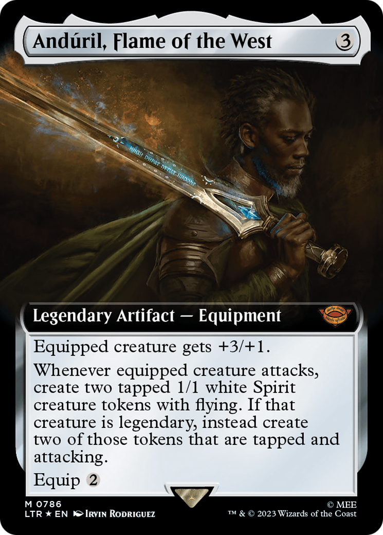 Andúril, Flame of the West - Extended Art - Surge Foil [LTR-786]