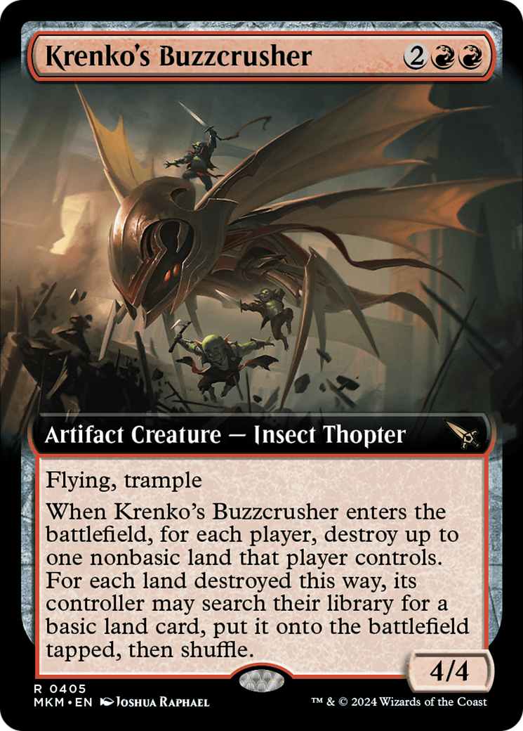 Krenko's Buzzcrusher - Extended Art [MKM-405]