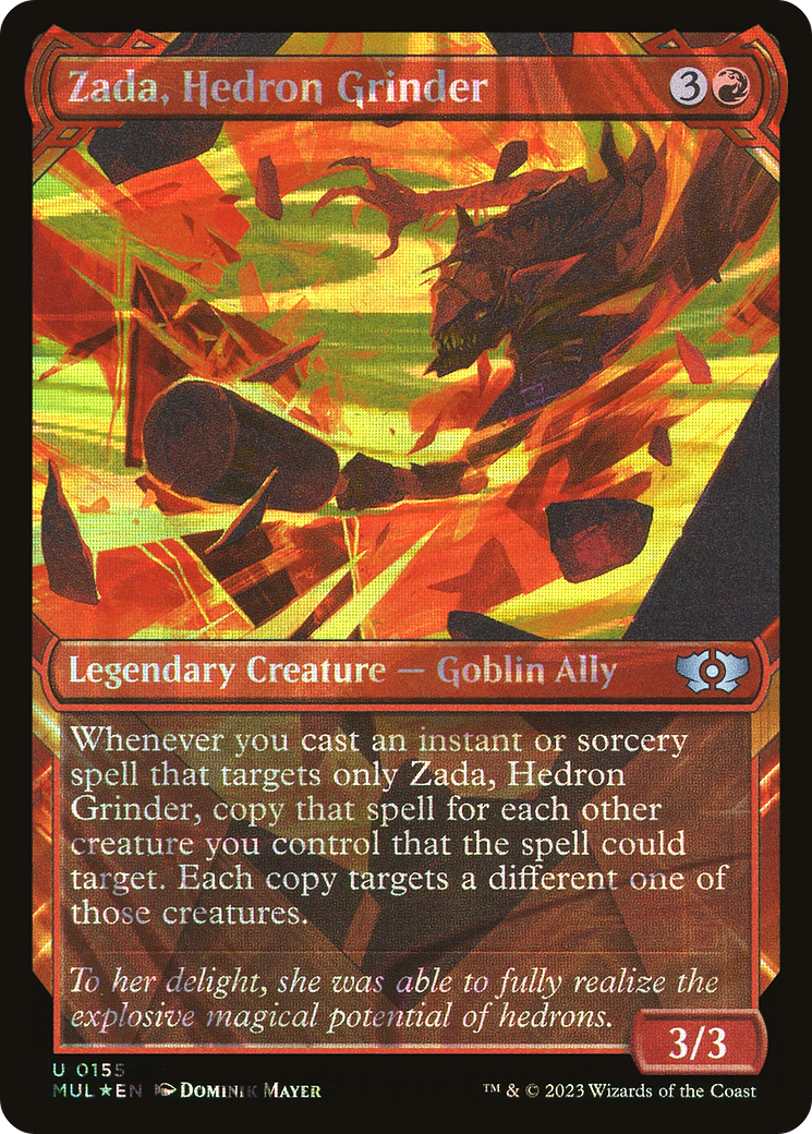 Zada, Hedron Grinder - Showcase - Halo Foil - Full Art [MUL-155]