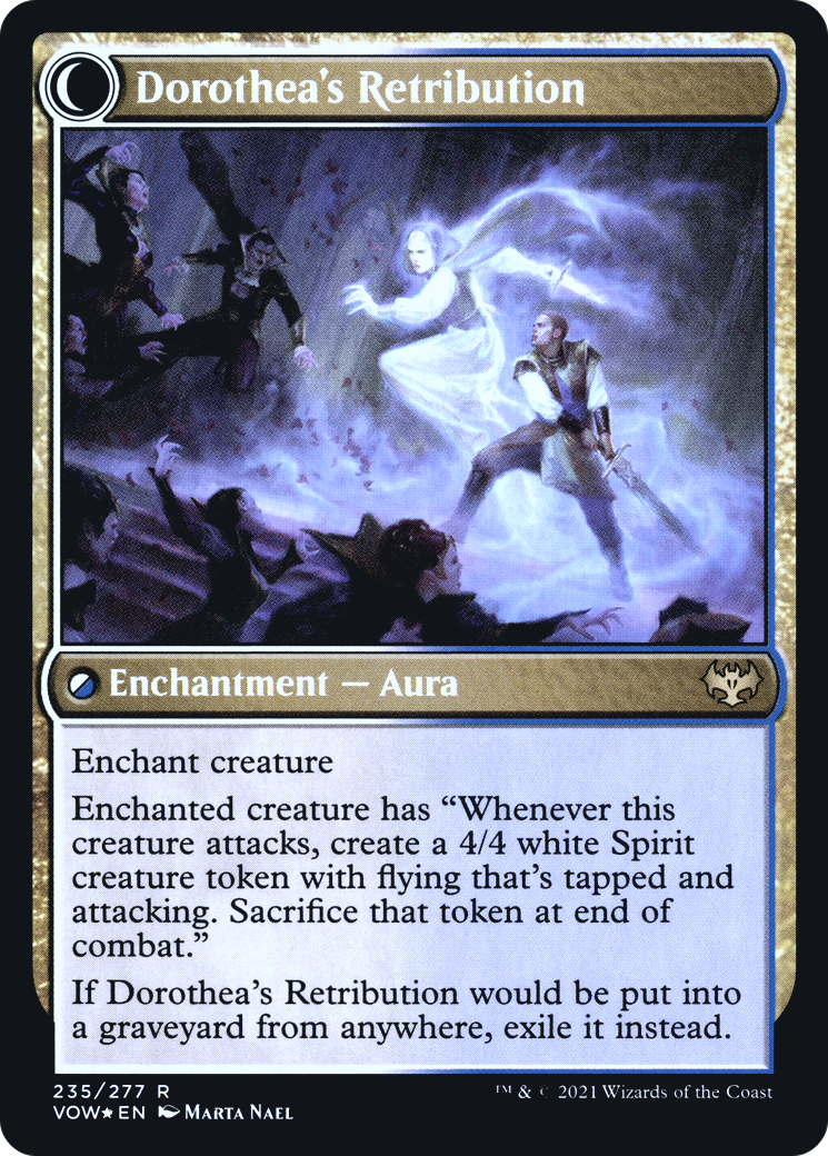 Dorothea, Vengeful Victim // Dorothea's Retribution - Prerelease Promo [PVOW-235s]