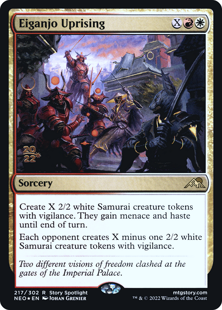 Eiganjo Uprising - Prerelease Promo [PNEO-217s]