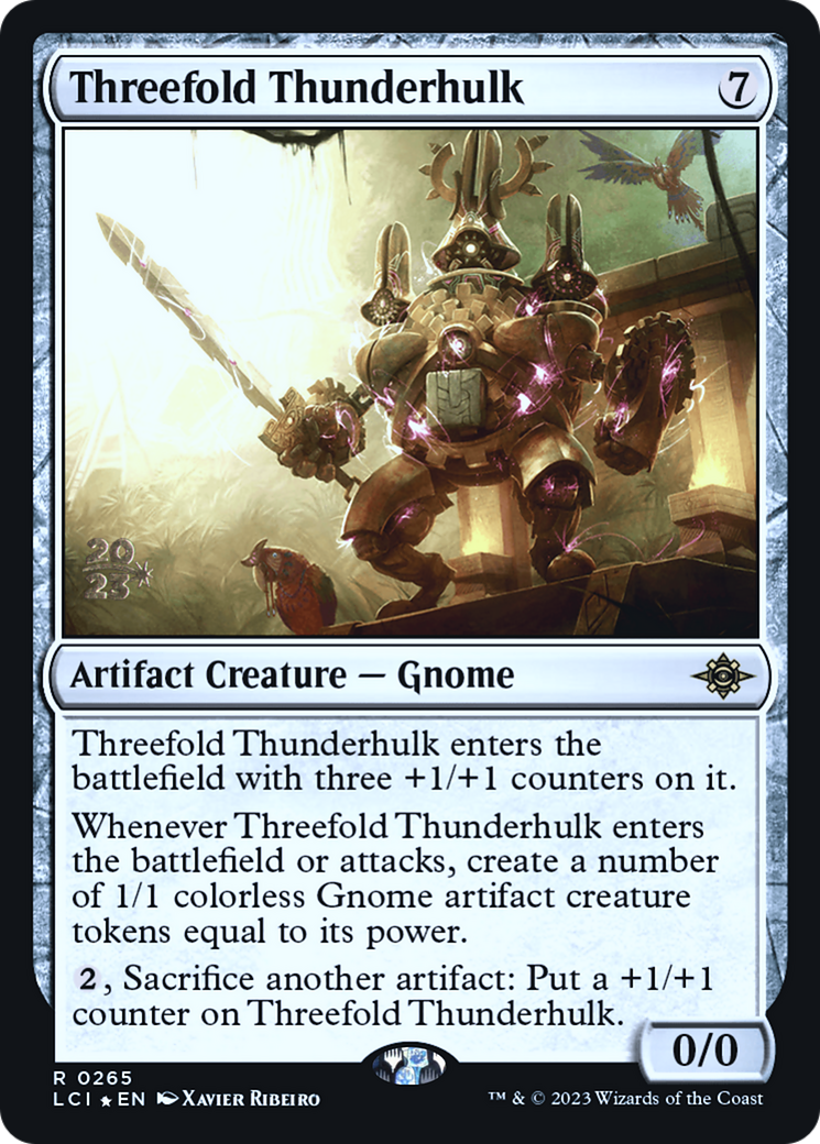 Threefold Thunderhulk - Prerelease Promo [PLCI-265s]