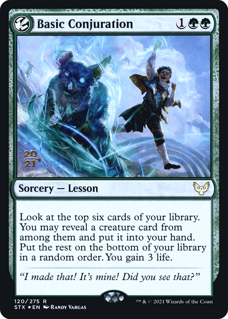 Basic Conjuration - Prerelease Promo [PSTX-120s]