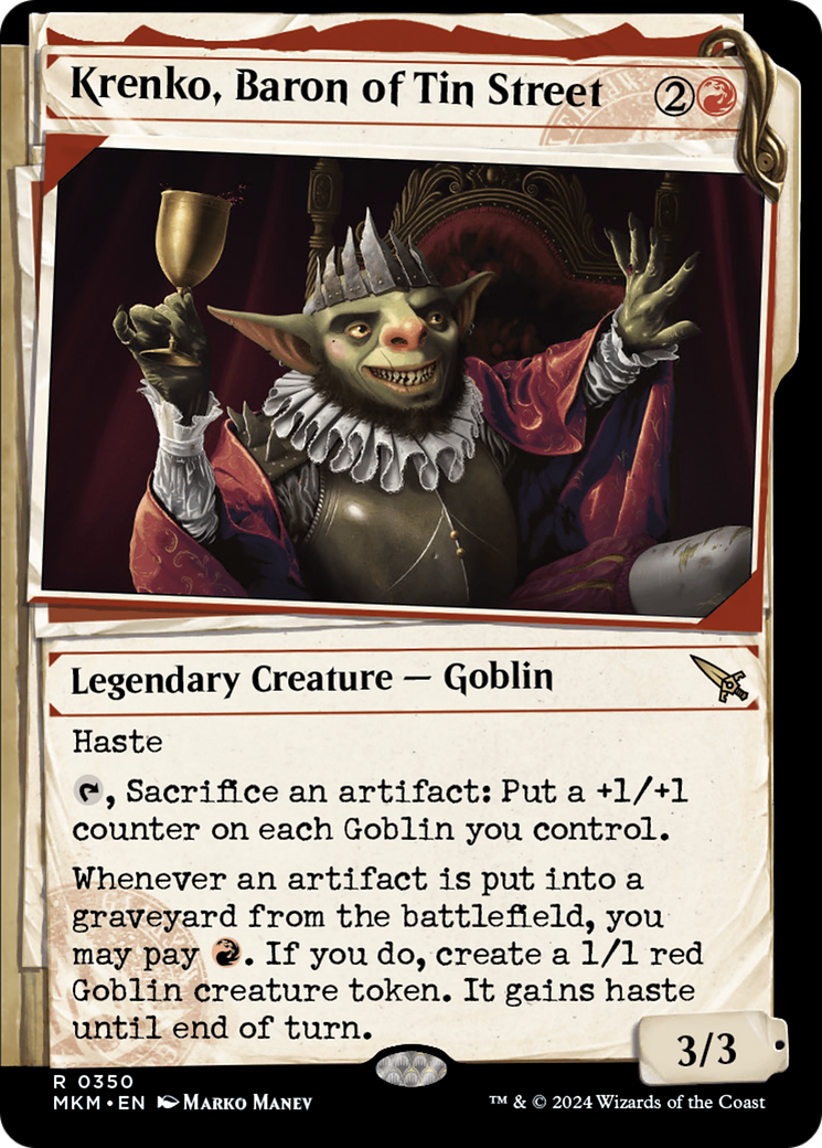 Krenko, Baron of Tin Street - Dossier Showcase [MKM-350]