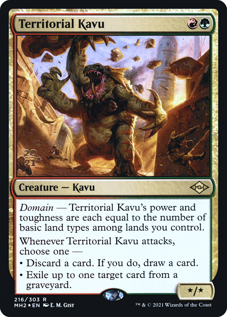 Territorial Kavu - Prerelease Promo [PMH2-216s]