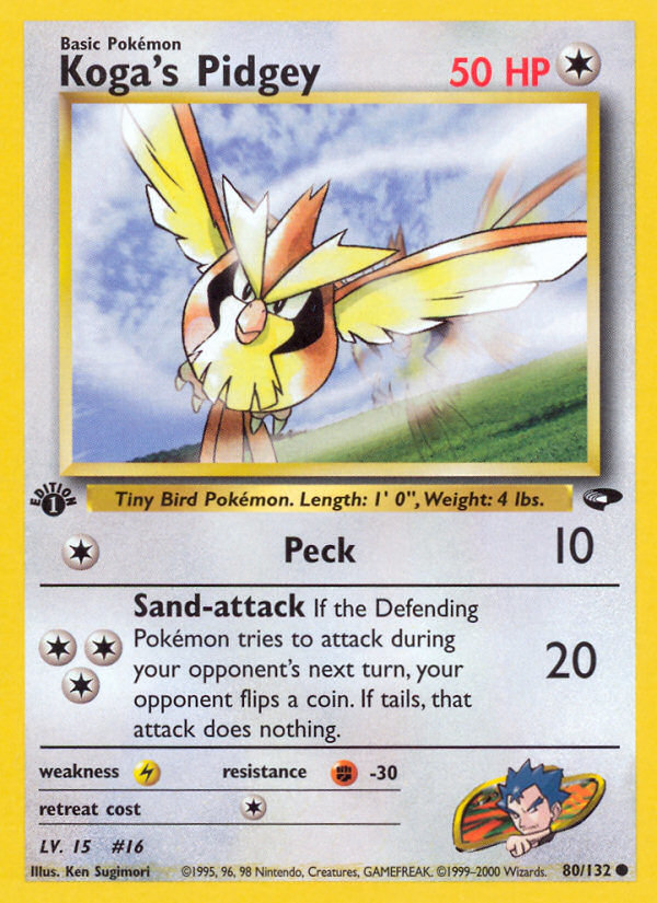 Koga's Pidgey [GYM2-80]