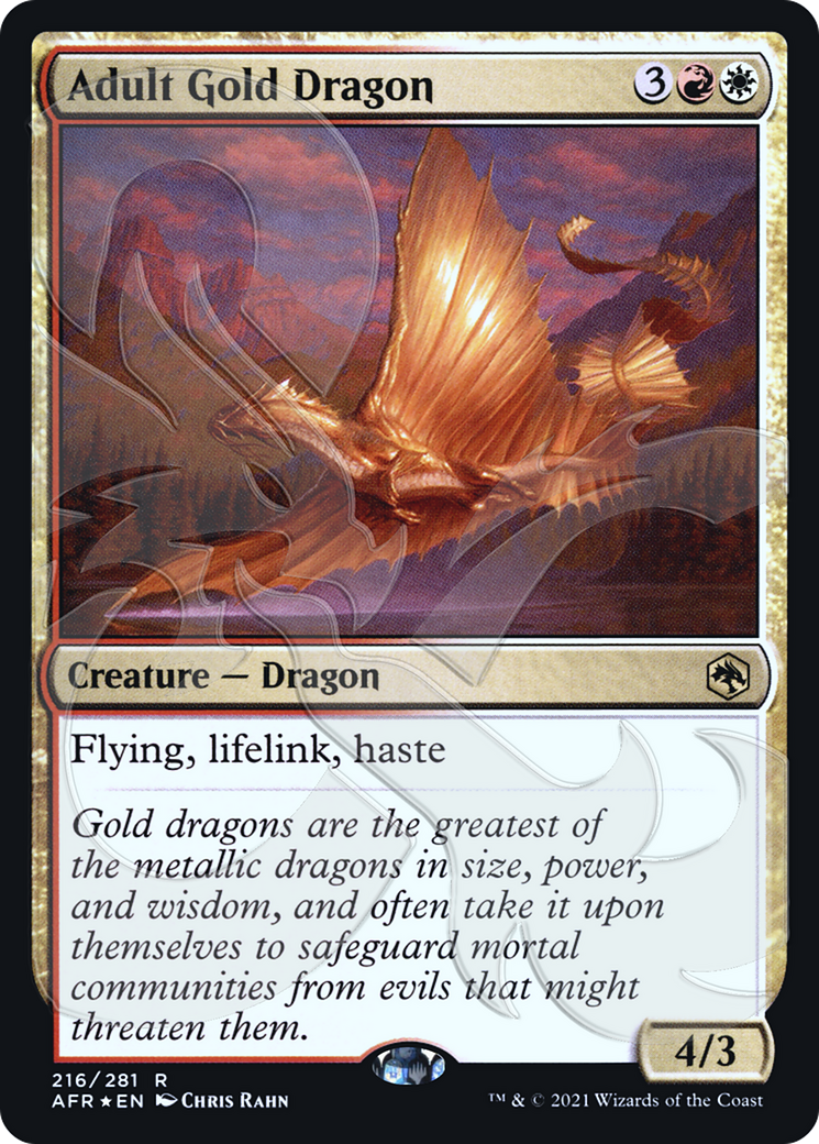 Adult Gold Dragon - Promo [PAFR-216a]