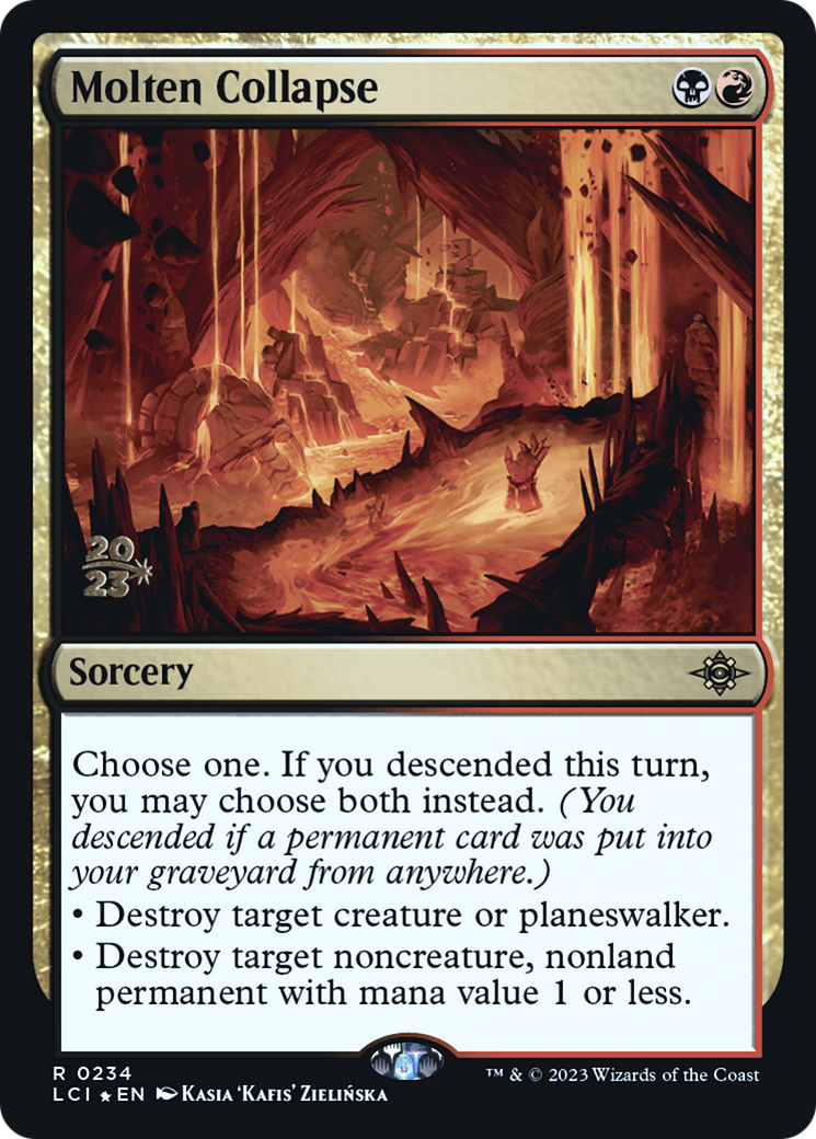 Molten Collapse - Prerelease Promo [PLCI-234s]