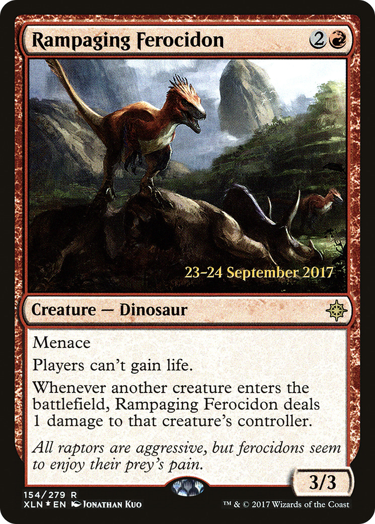 Rampaging Ferocidon - Prerelease Promo [PXLN-154s]