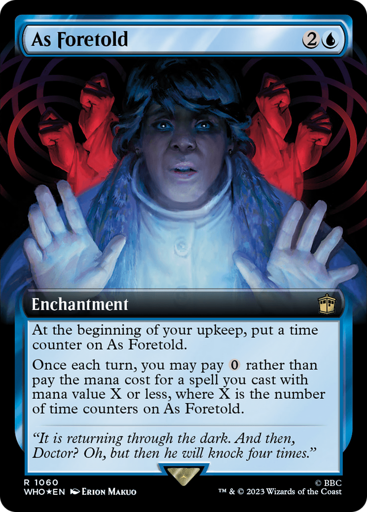 As Foretold - Extended Art - Surge Foil [WHO-1060]
