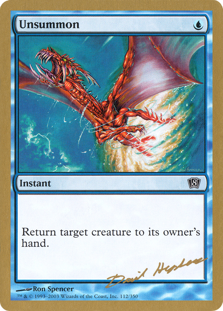 Unsummon [WC03-dh112]