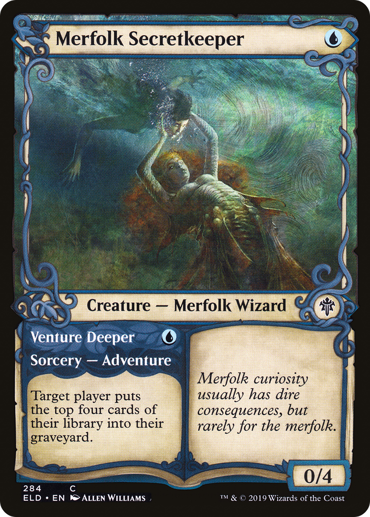 Merfolk Secretkeeper // Venture Deeper - Showcase [ELD-284]
