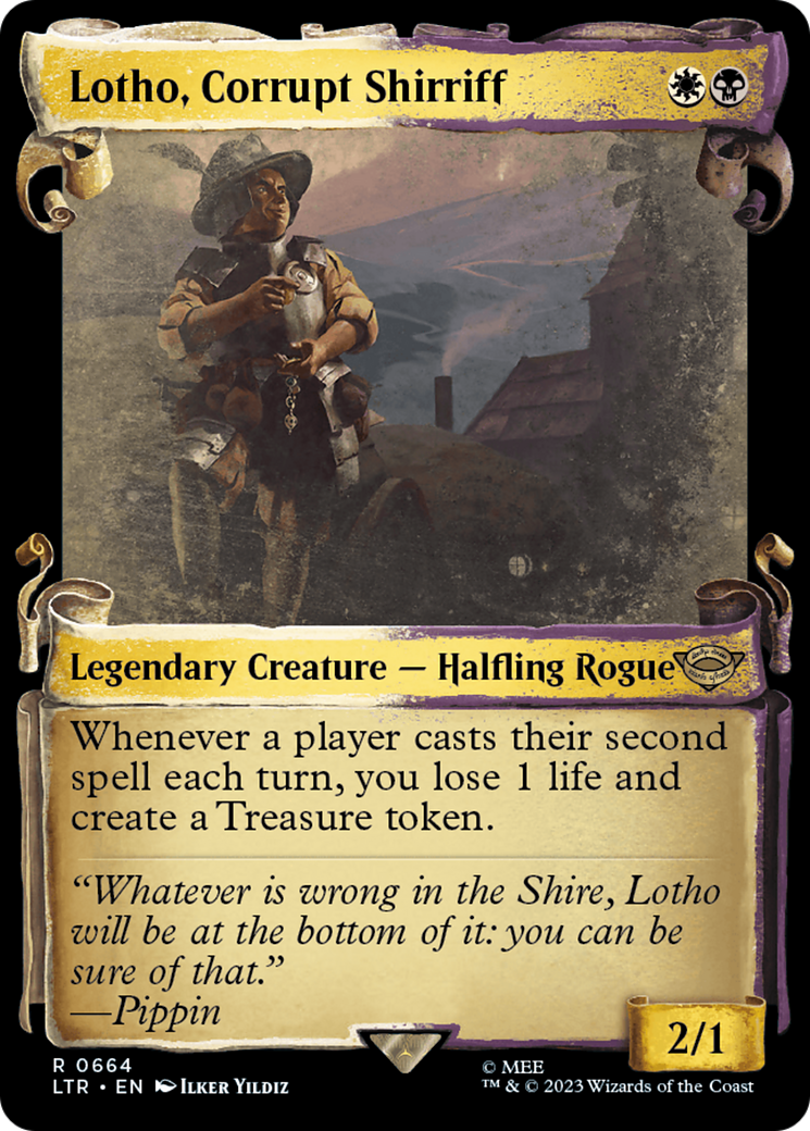 Lotho, Corrupt Shirriff - Scroll Showcase [LTR-664]