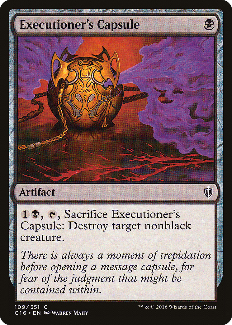 Executioner's Capsule [C16-109]