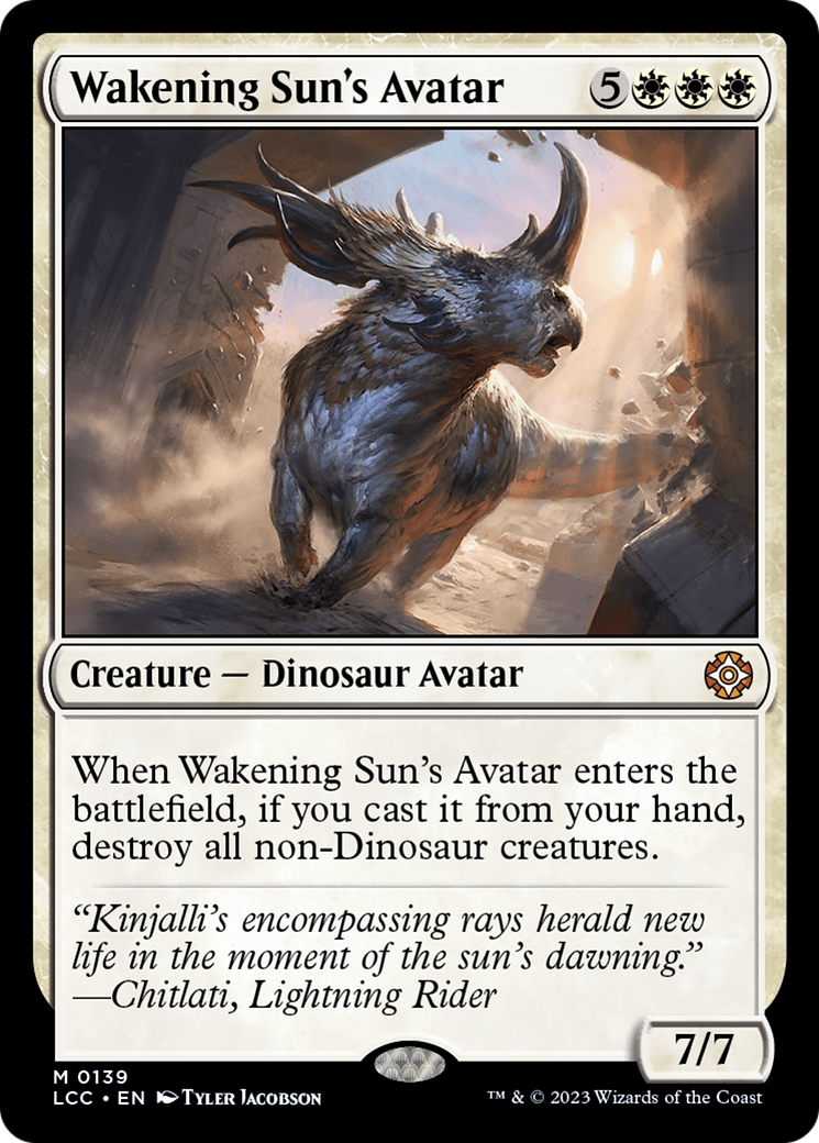 Wakening Sun's Avatar [LCC-139]