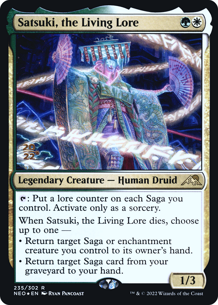 Satsuki, the Living Lore - Prerelease Promo [PNEO-235s]