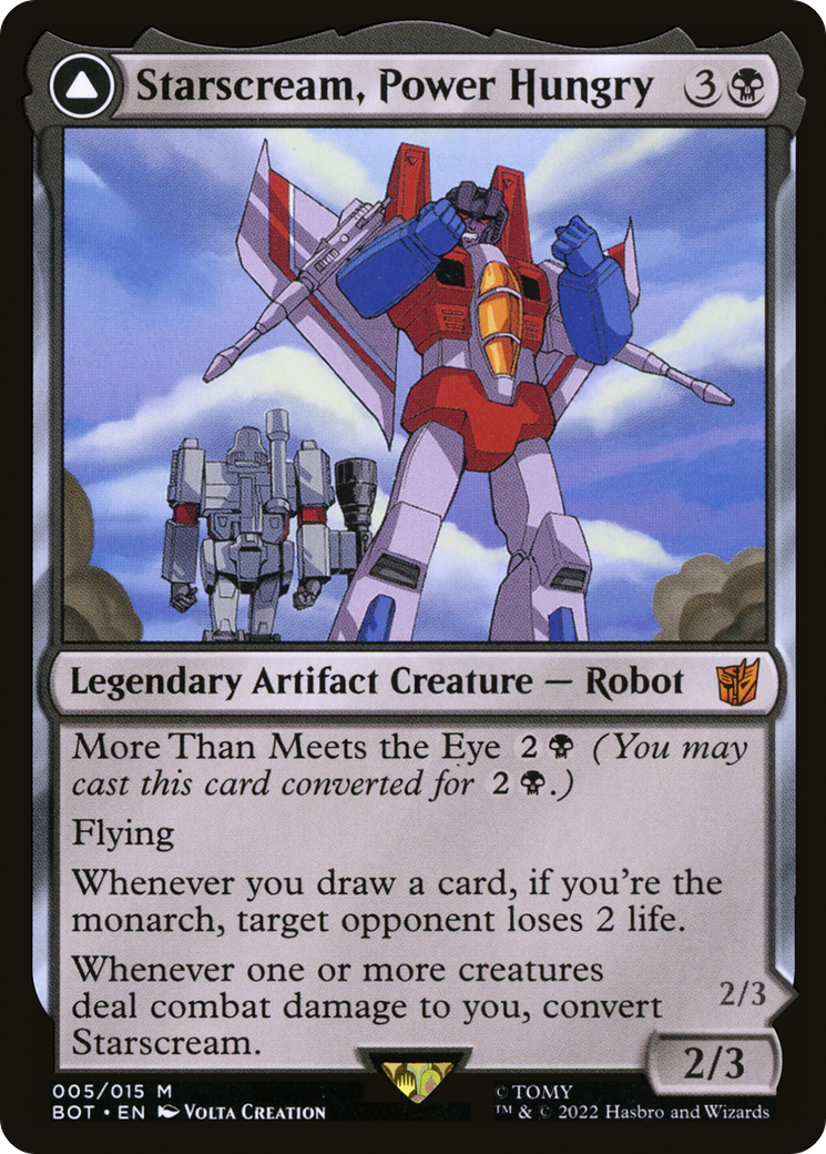 Starscream, Power Hungry // Starscream, Seeker Leader [BOT-5]