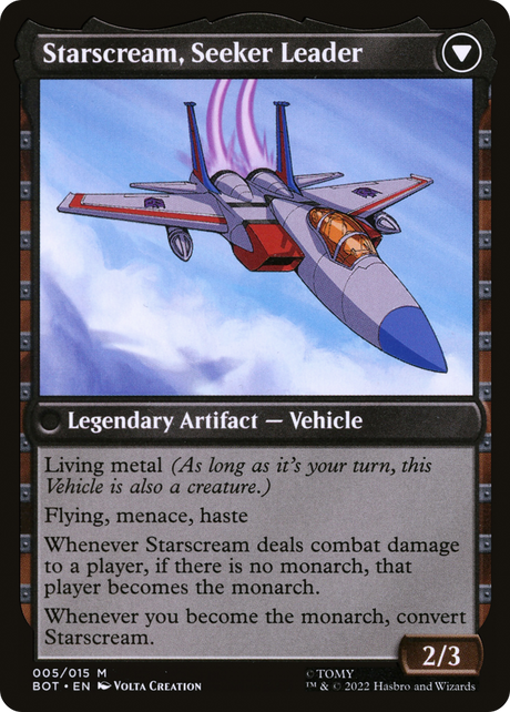 Starscream, Power Hungry // Starscream, Seeker Leader [BOT-5]
