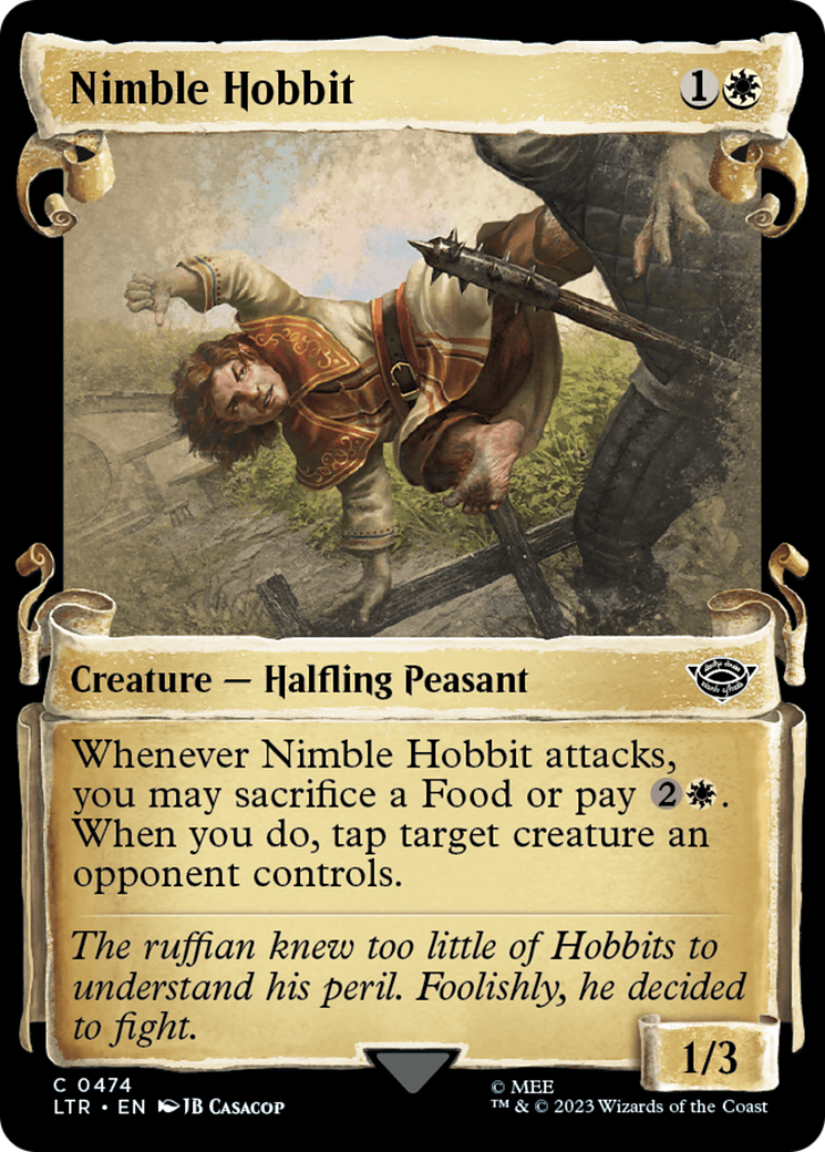 Nimble Hobbit - Scroll Showcase [LTR-474]