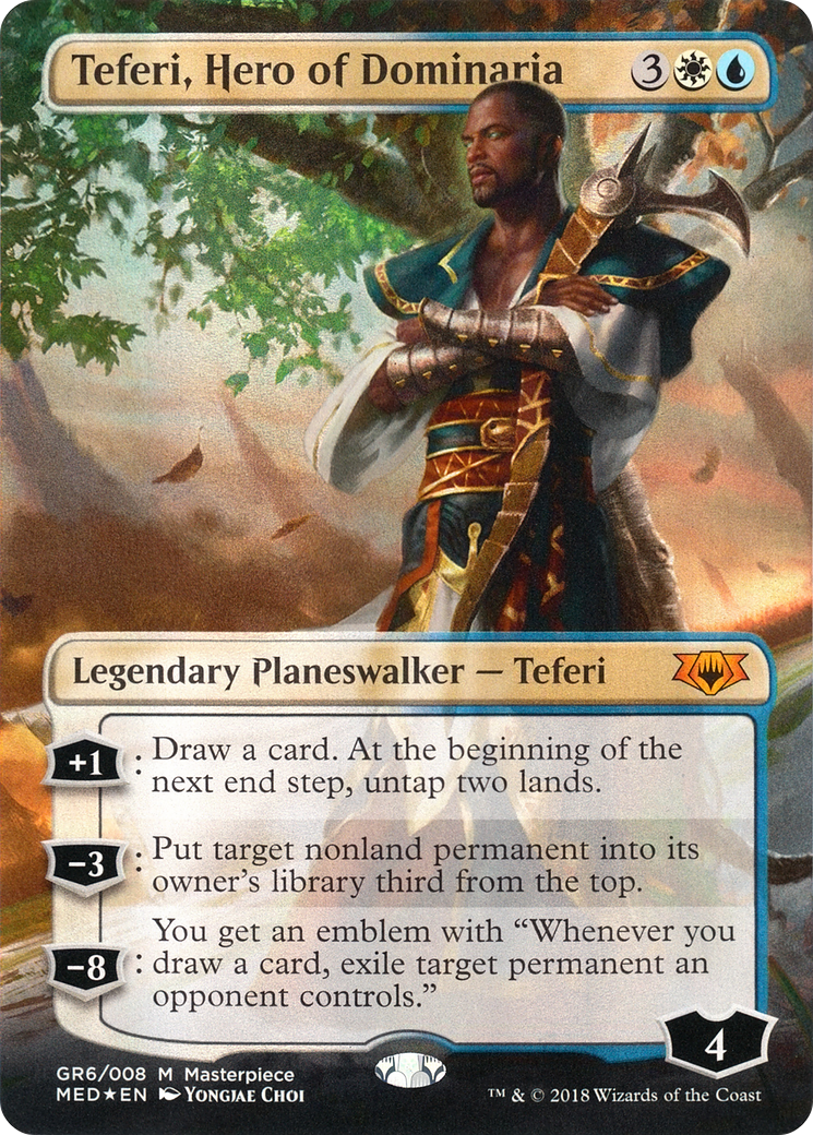 Teferi, Hero of Dominaria - Borderless [MED-GR6]