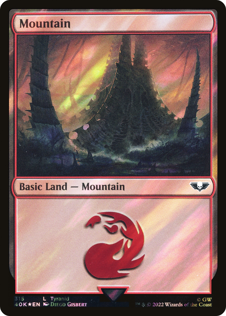 Mountain - Surge Foil [40K-315★]