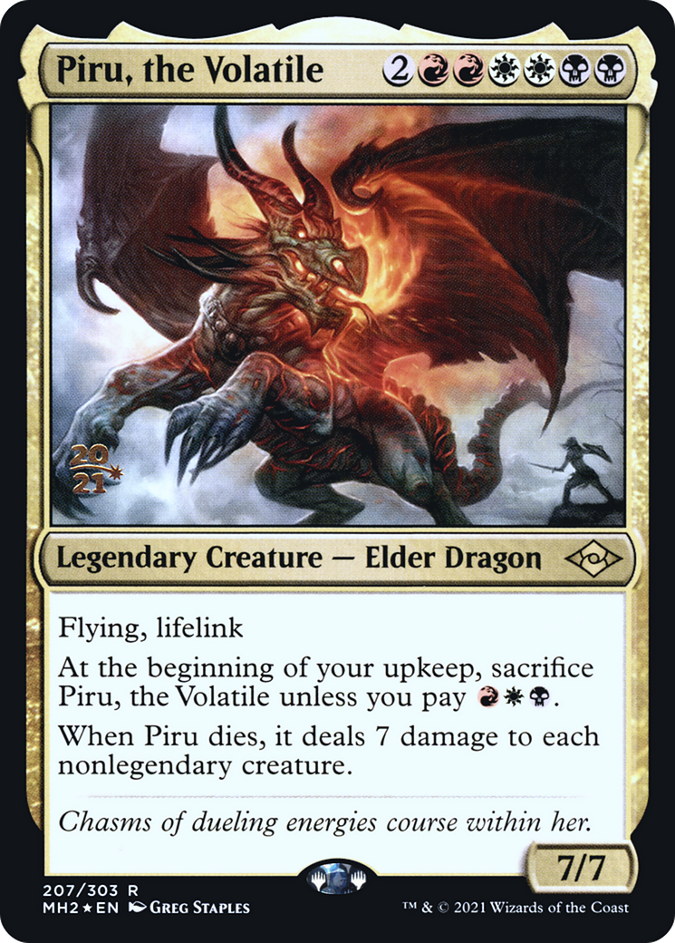 Piru, the Volatile - Prerelease Promo [PMH2-207s]