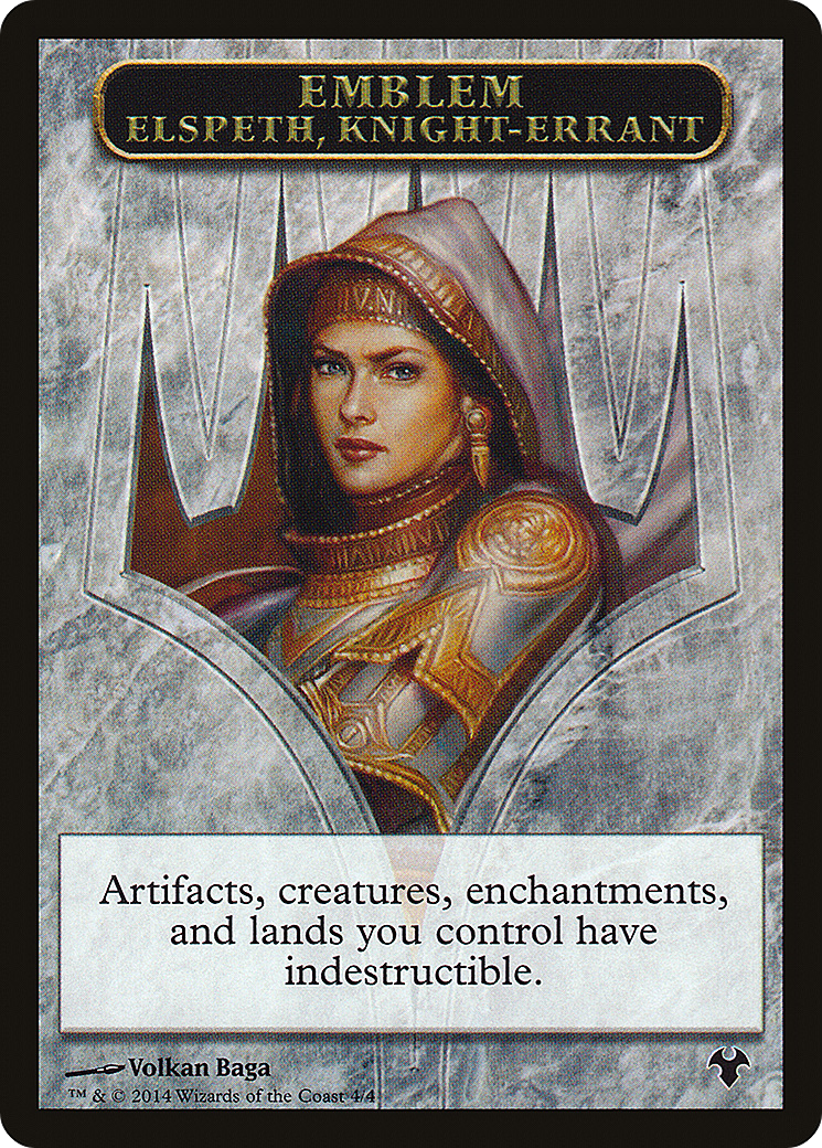 Elspeth, Knight-Errant Emblem [TMD1-4]