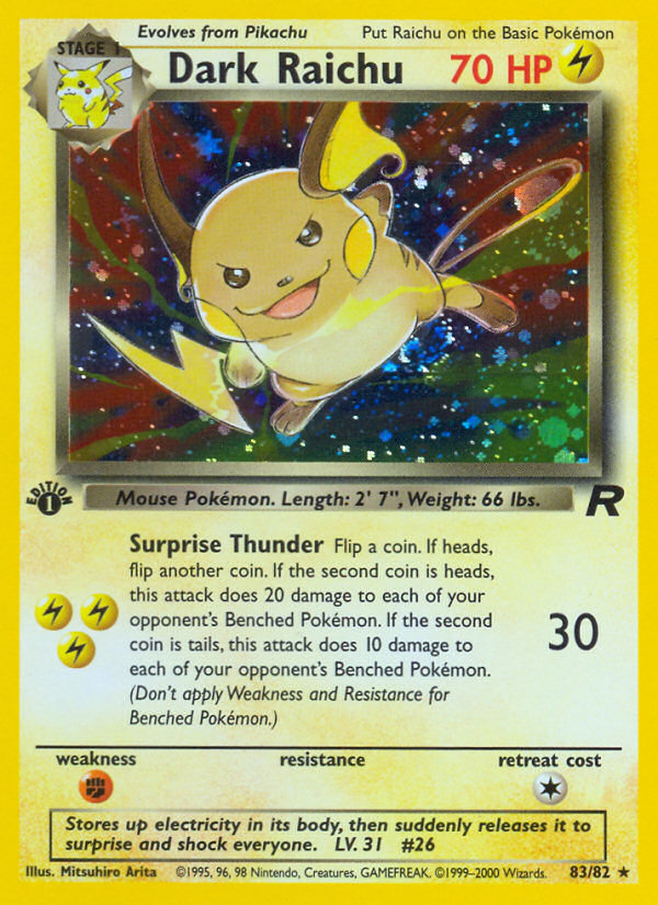 Dark Raichu [BASE5-83]