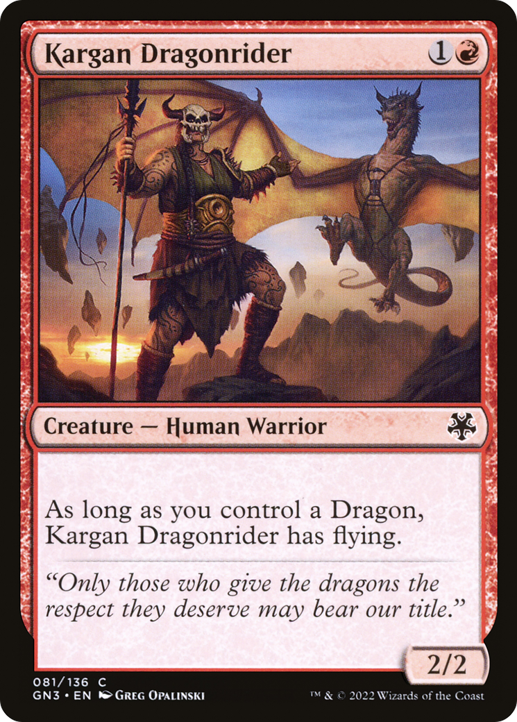 Kargan Dragonrider [GN3-81]