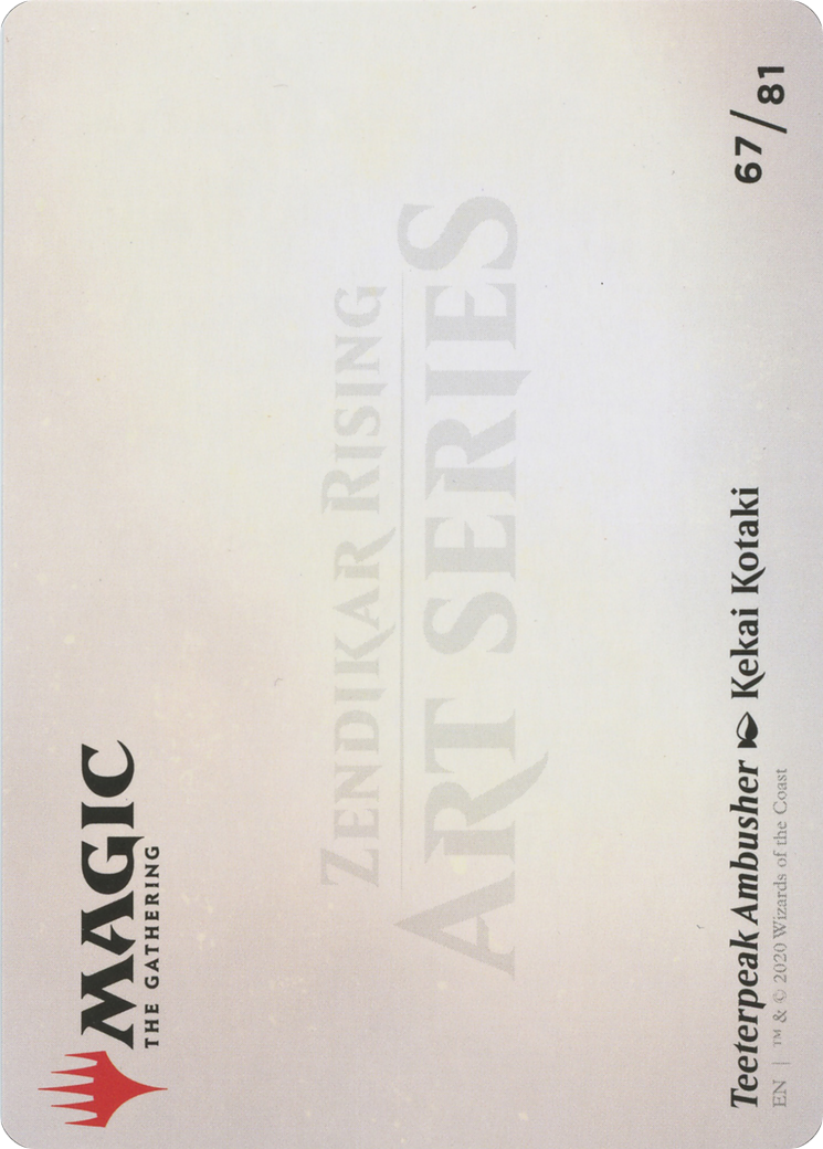 Teeterpeak Ambusher // Teeterpeak Ambusher - Borderless [AZNR-67]