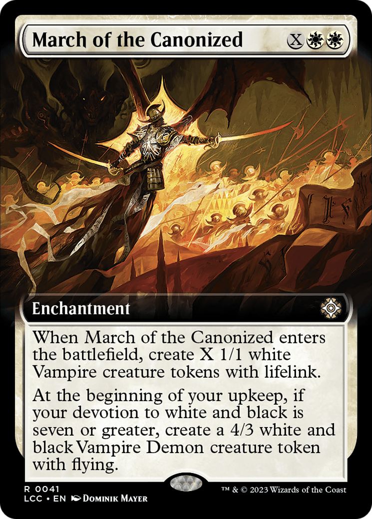 March of the Canonized - Extended Art [LCC-41]