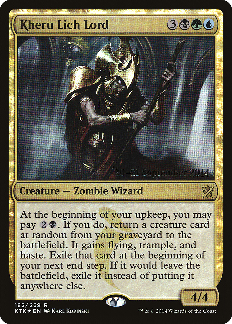 Kheru Lich Lord - Prerelease Promo [PKTK-182s]