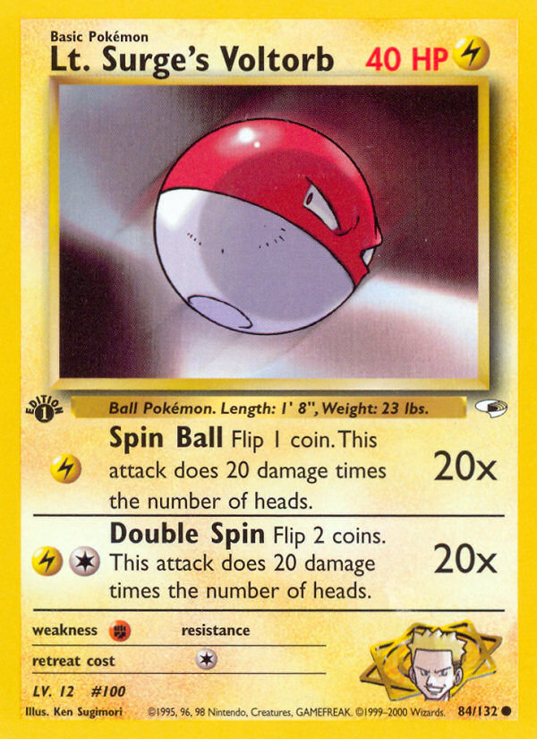 Lt. Surge's Voltorb [GYM1-84]