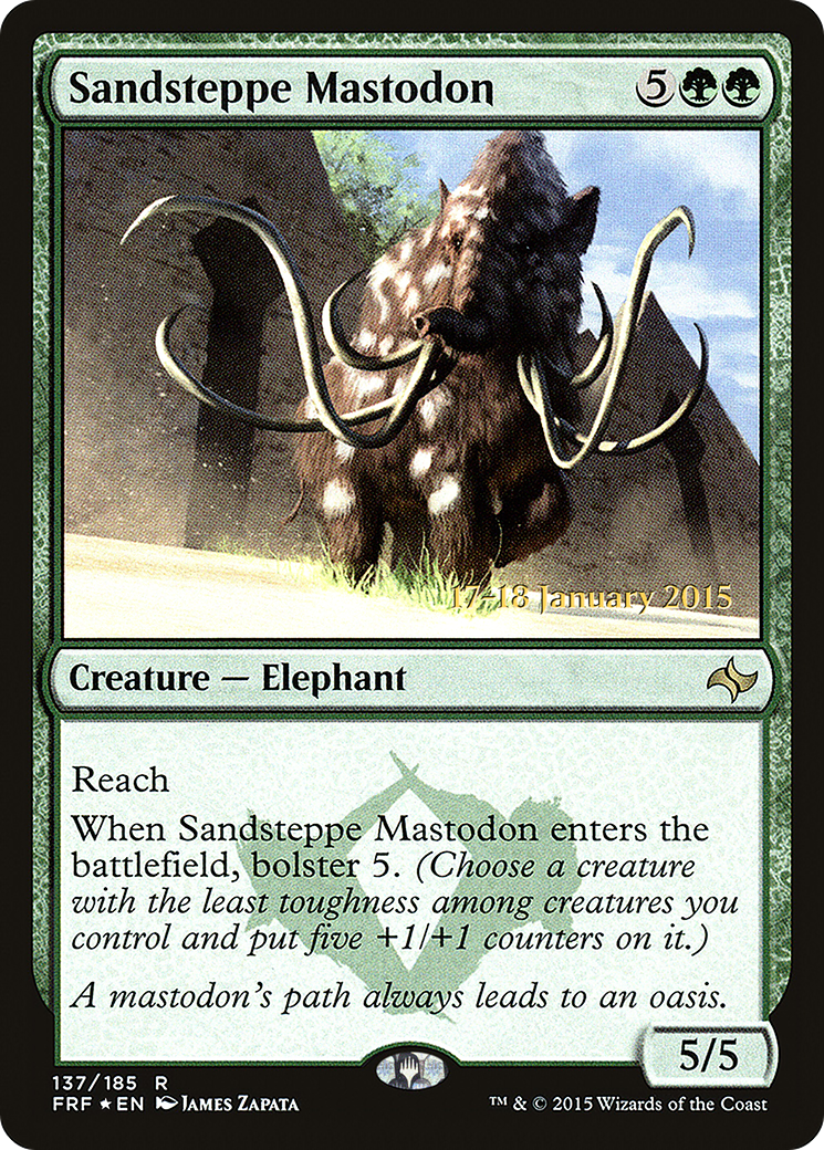 Sandsteppe Mastodon - Prerelease Promo [PFRF-137s]