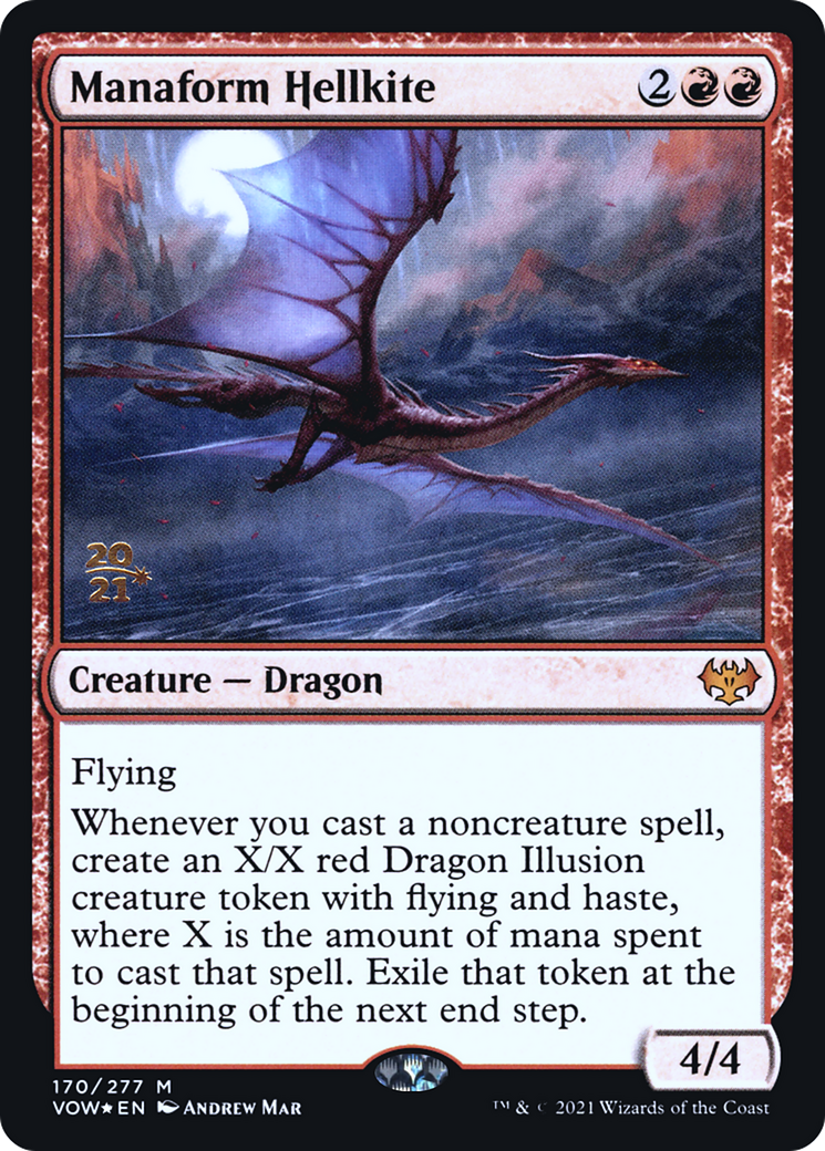 Manaform Hellkite - Prerelease Promo [PVOW-170s]