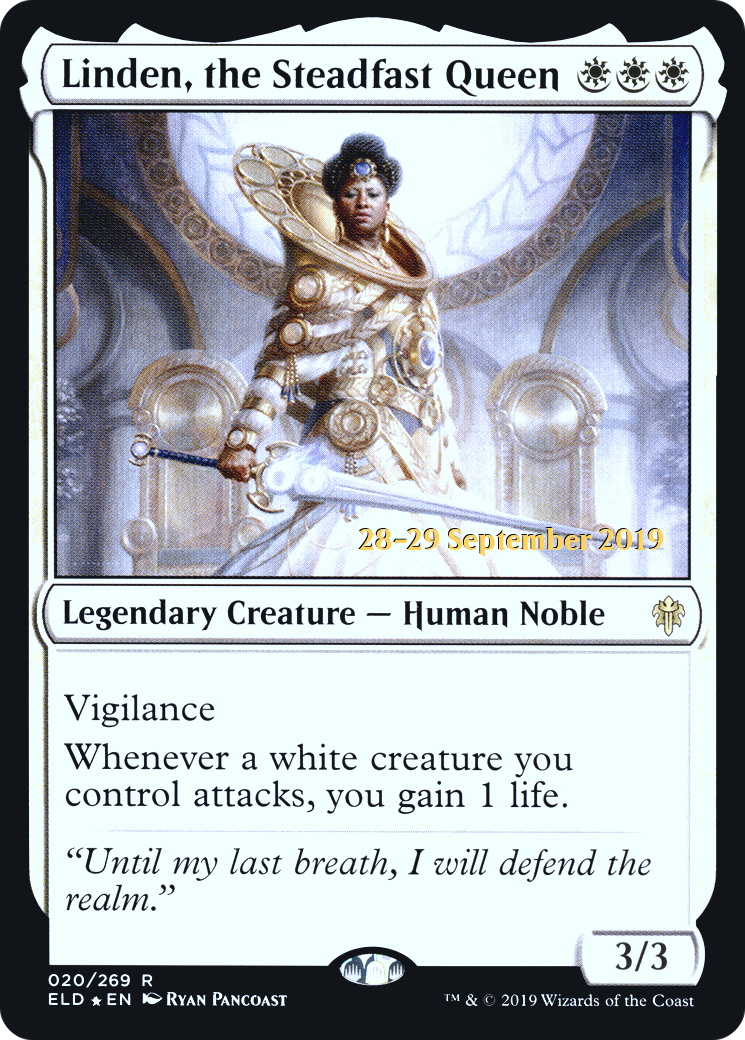 Linden, the Steadfast Queen - Prerelease Promo [PELD-20s]
