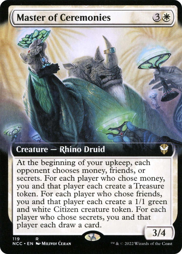 Master of Ceremonies - Extended Art [NCC-119]