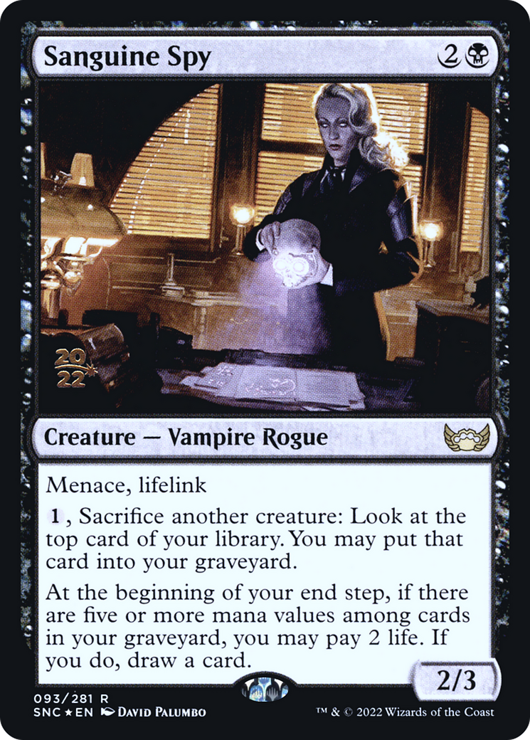 Sanguine Spy - Prerelease Promo [PSNC-93s]