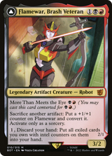 Flamewar, Brash Veteran // Flamewar, Streetwise Operative [BOT-10]